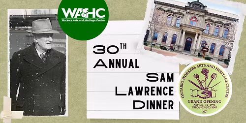 30th Annual Sam Lawrence Dinner