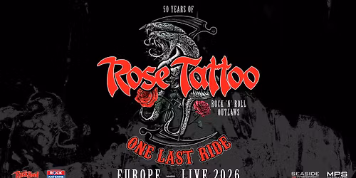 Rose Tattoo \/\/ Rock'n'Roll Outlaws - One Last Ride \/\/ K\u00f6ln