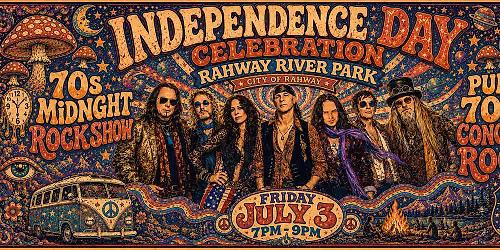 70s Midnight Rock Show - July 3rd Rahway Fireworks!