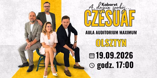Kabaret Czesuaf w Olsztynie