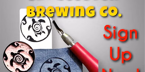 Stamp Carving Class at Gloucester Brewing Co \ud83c\udf7a!