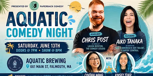Aquatic Comedy Night @ Aquatic Brewing