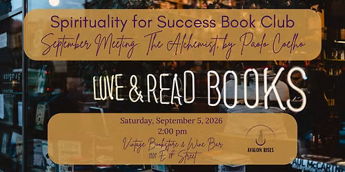 Spirituality for Success Book Club September Meeting