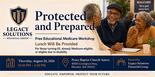 Protected and Prepared: Free Educational Medicare Workshop