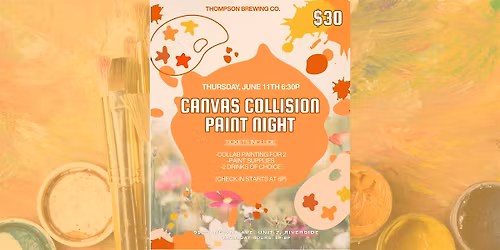 Canvas Collision Paint Night