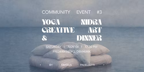 \ud83d\udd6f\ufe0fSlow Evening "Yoga Nidra+Creative Art+Dinner"