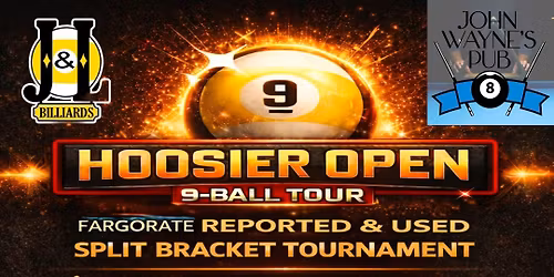 Hoosier Open 9-Ball Tour Season10 Stop 8