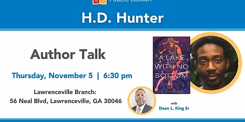 Author Talk with H. D. Hunter