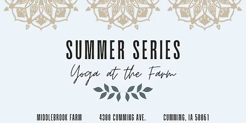Middlebrook Summer Series: Yoga at the Farm
