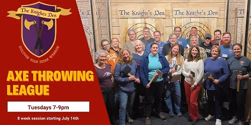 Summer Axe Throwing League Open House