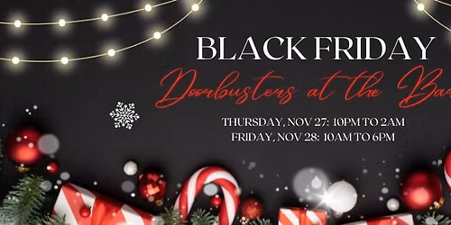 Black Friday Doorbusters at the Barn