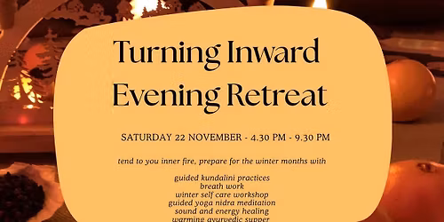Turning Inward Evening Retreat