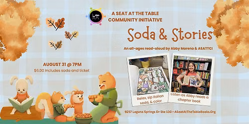 Soda & Stories: An all-ages read-aloud