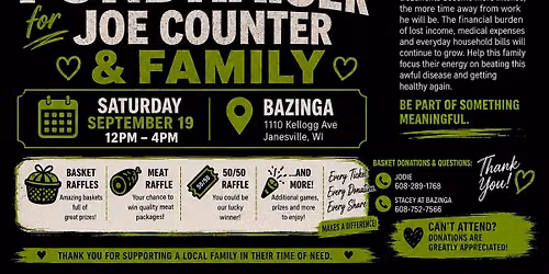 \ud83d\udc9a Fundraiser for Joe Counter & Family \ud83d\udc9a