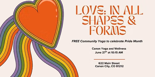 Pride Month Community Yoga class- Free!