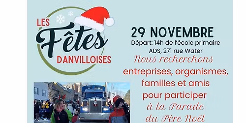 Parade du Père Noël de la ville de Danville