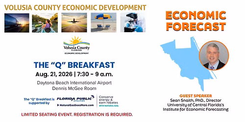 Volusia County Economic Development "Q" Breakfast - Aug. 21, 2026