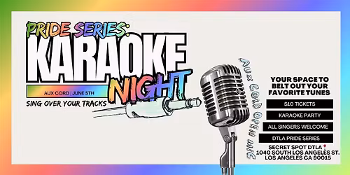 AUX CORD KARAOKE NIGHT