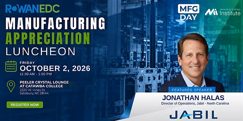 Rowan EDC's Manufacturing Appreciation Luncheon