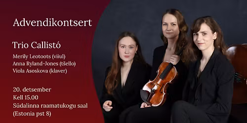 Advendikontsert - Trio Callist\u00f3