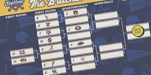 SEC Softball Tournament - Session 2 at John Cropp Stadium
