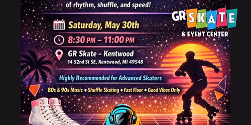 Shuffle Skate with DJ Space