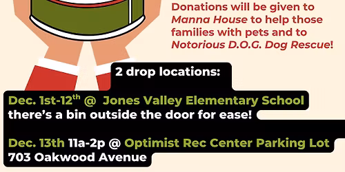 2nd Annual Save The Animals Food Drive