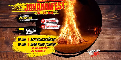 Johannifest - Schlachtsch\u00fcssel + Beer-Pong Turnier