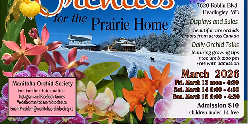 Manitoba Orchid Society annual show and sale