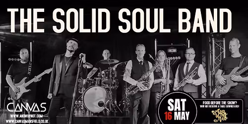 THE SOLID SOUL BAND feat. DAVID TAYLOR \/\/ SATURDAY 16TH MAY