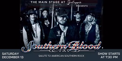Southern Blood Performing at Galuppi's - Southern rock Hits