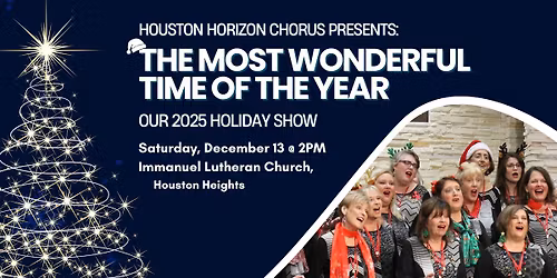 2025 Holiday Show: The Most Wonderful Time of the Year