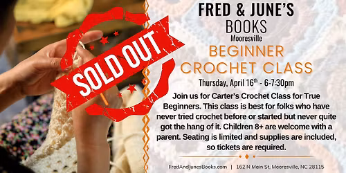 Beginner Crochet Class (Sold Out)