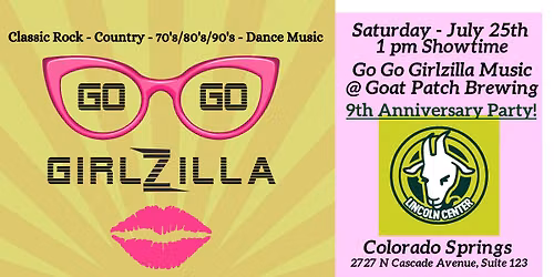 Go Go Girlzilla at Goat Patch Brewing, Lincoln Center Loc.