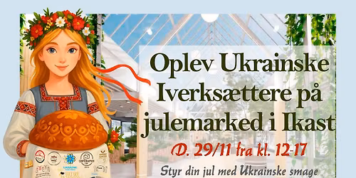 Julemarked med Ukrainske iv\u00e6rks\u00e6ttere