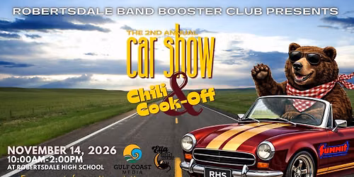 2nd Annual Car Show & Chili Cook-Off