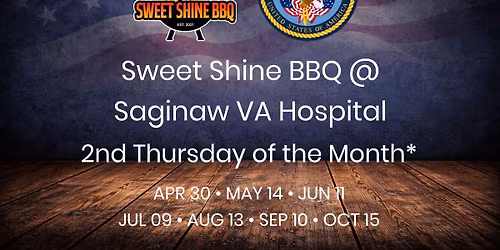 Sweet Shine BBQ @ Saginaw VA Hospital 