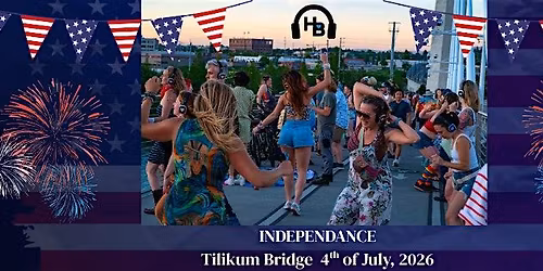 Heartbeat Silent Disco | Independance | 4th of July | Tilikum Crossing