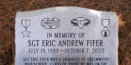 Greenwood HS Awards Ceremony & SGT Fifer Leadership Award