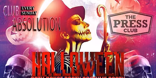 Club Absolution \u2729Halloween All Hallows Eve\u2729Sunday October 25th 2026\u2729 Goth Dance Party Every Sunday \u2729