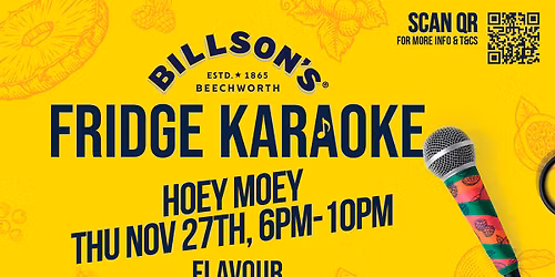 \ud83c\udfa4 Billson\u2019s Fridge Karaoke at The Hoey!