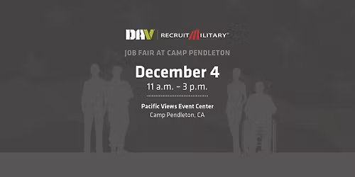 DAV | RecruitMilitary Job Fair at Camp Pendleton