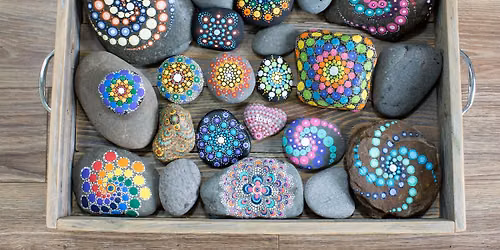 Mandala Rock Painting