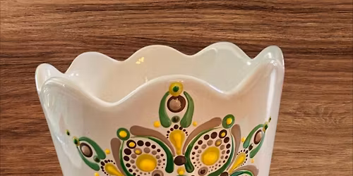 Mandala Dot Planter with Jenna