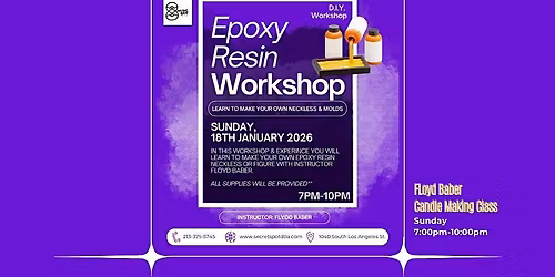D.I.Y. Epoxy Resin Workshop W\/Floyd Baber