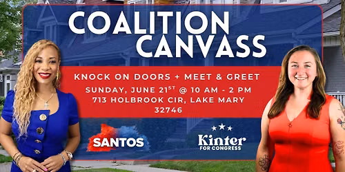 Coalition Canvass + Meet & Greet with Charline Santos