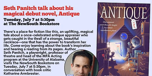 Seth Panitch talk about his magical debut novel, Antique