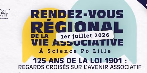 Rendez-vous r\u00e9gional de la vie associative - 1er juillet 2026