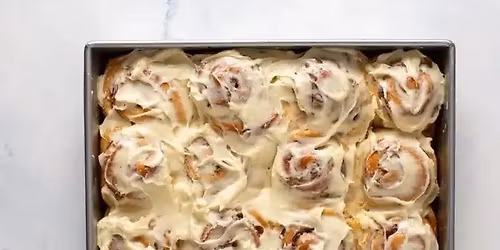 Take and Bake Cinnamon Rolls Class