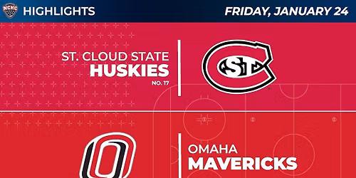 St. Cloud State Huskies at Nebraska Omaha Mavericks Mens Hockey at Baxter Arena